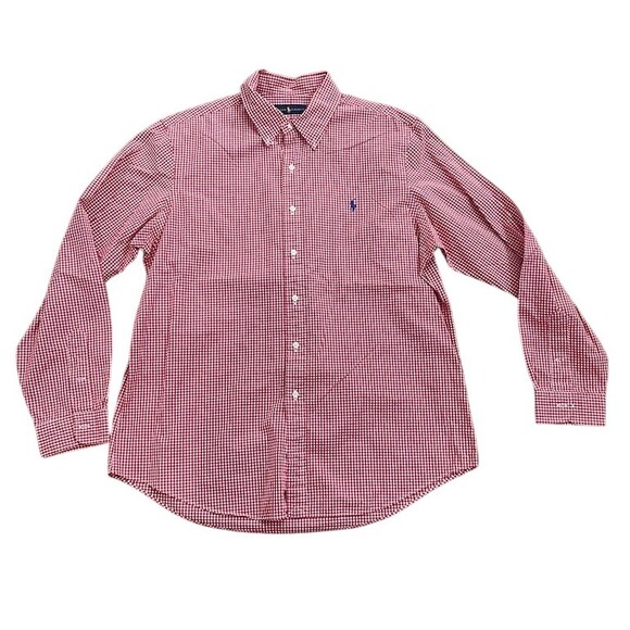 Ralph Lauren (Polo Ralph Lauren) Other - Polo Ralph Lauren Shirt Men's XL Red White Gingham Check Button Down